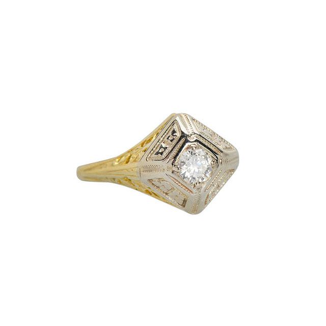 复古的订婚戒指188bet官网88bet官网