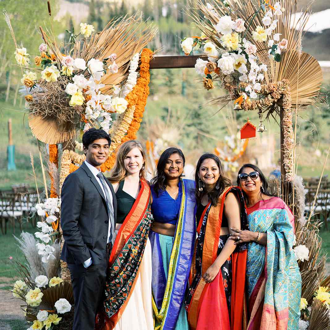 参加婚礼的客人