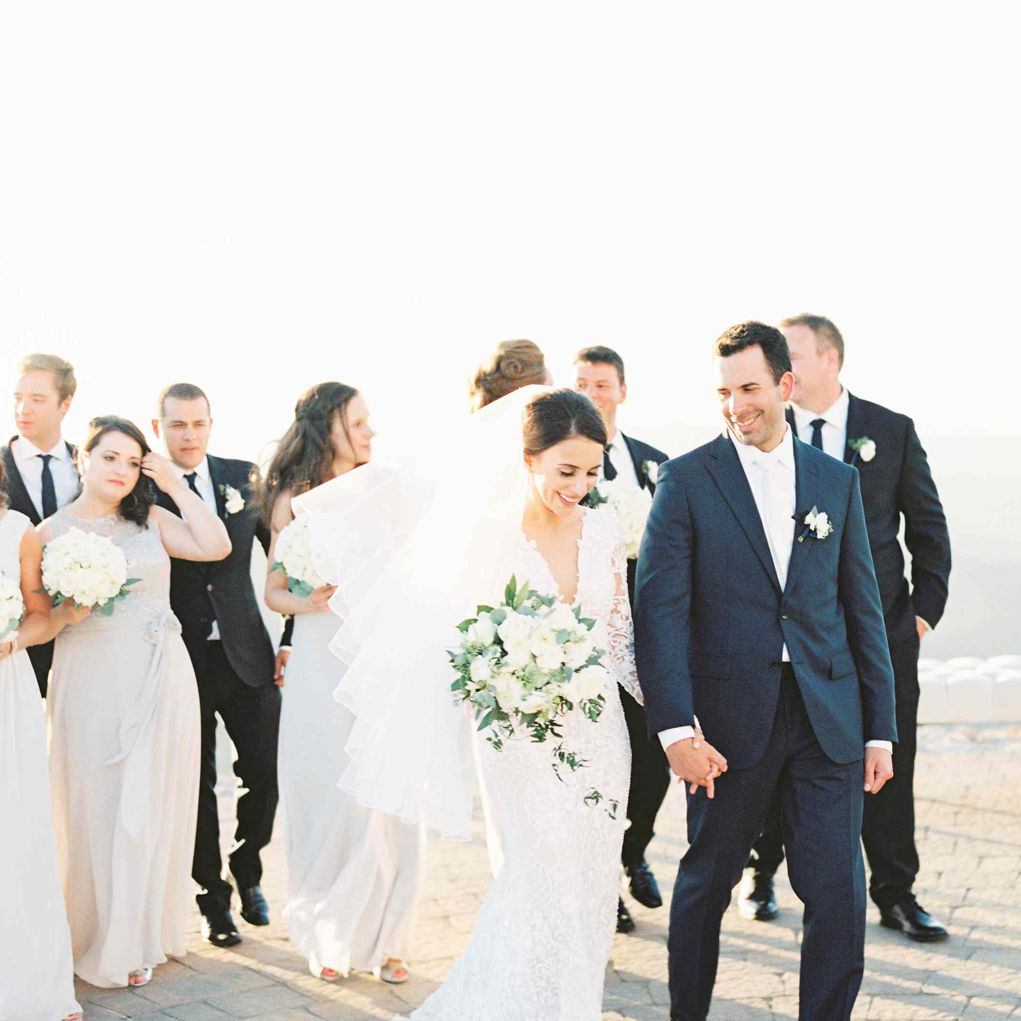 新娘和新郎与婚礼