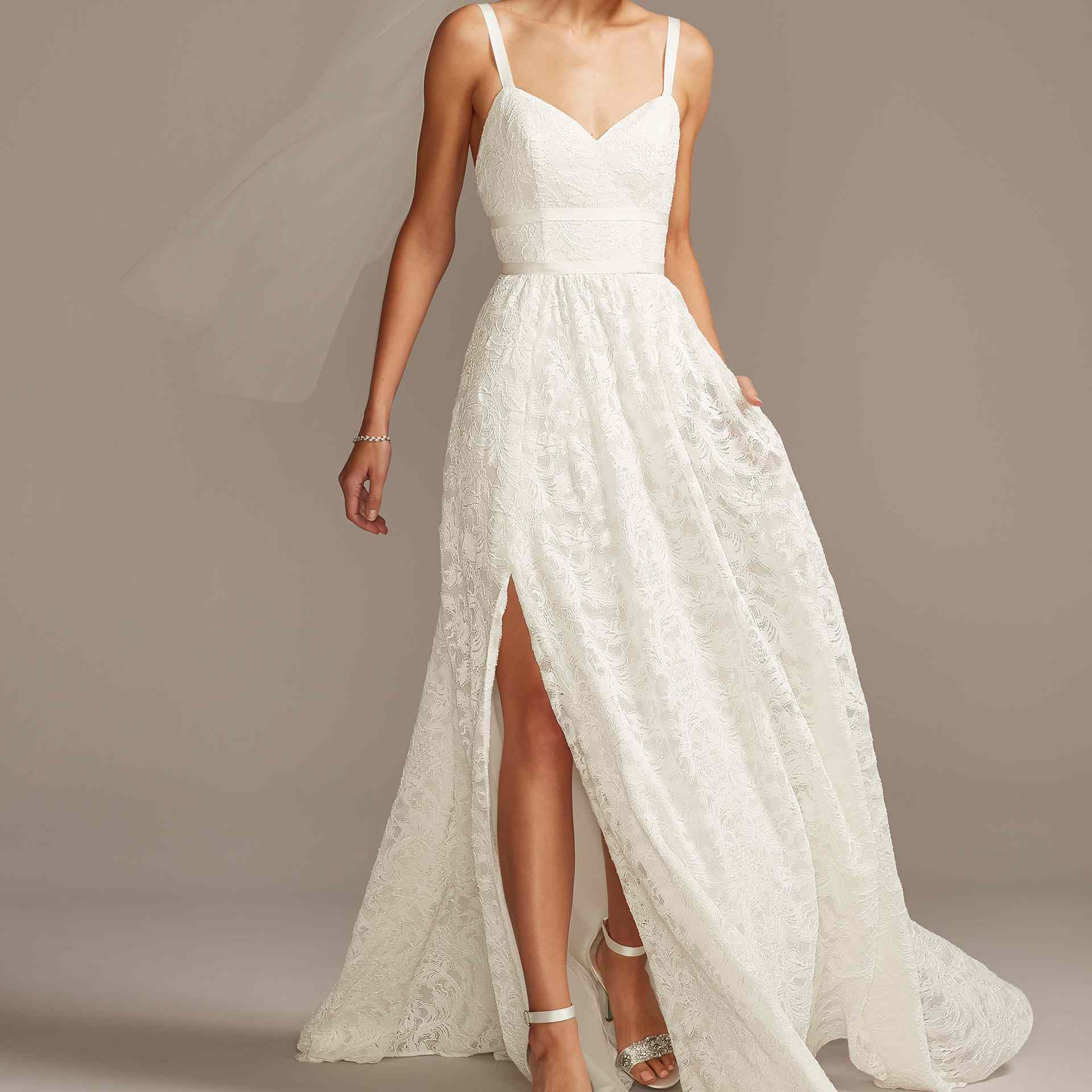 梅丽莎甜蜜的婚纱礼服