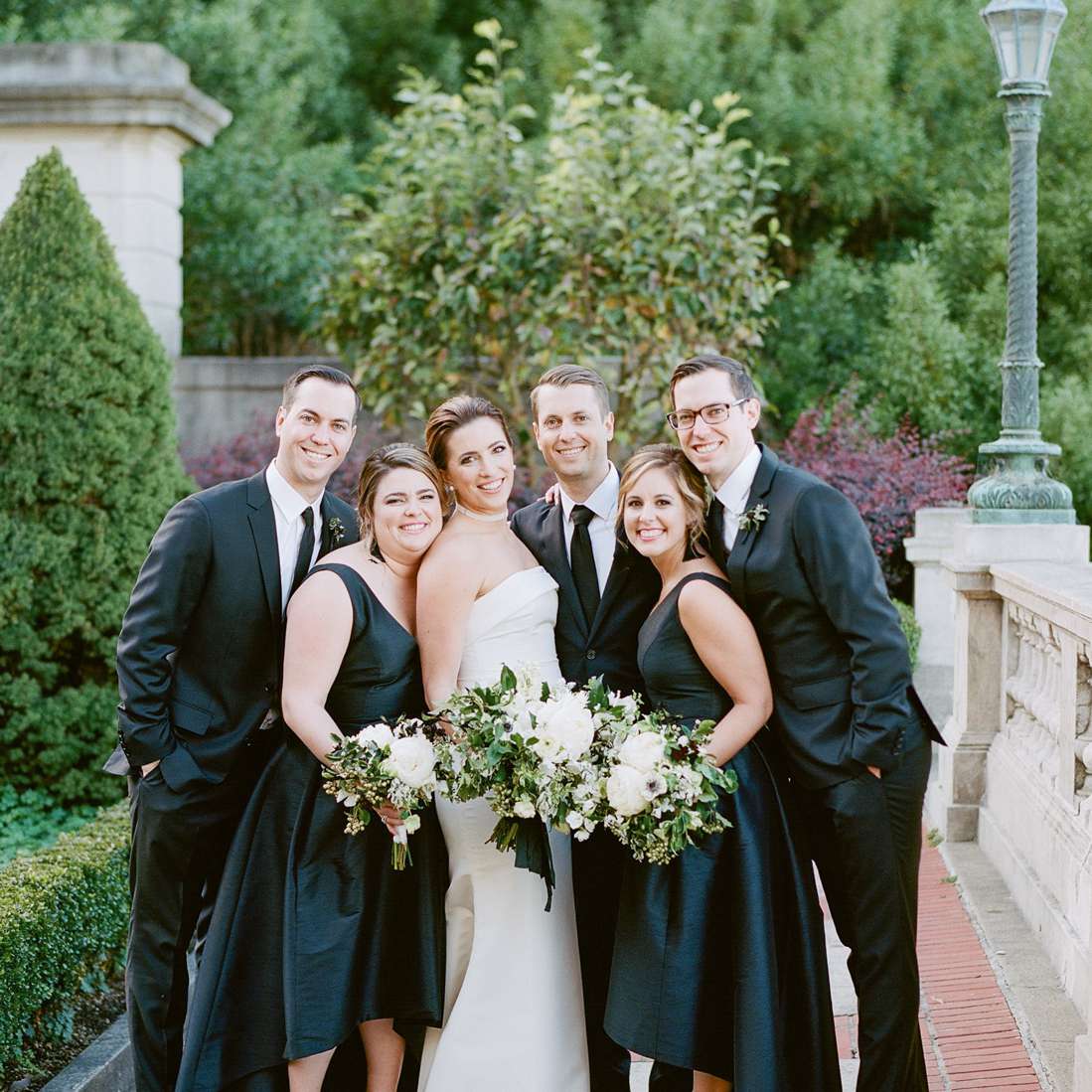 新娘和新郎与婚宴