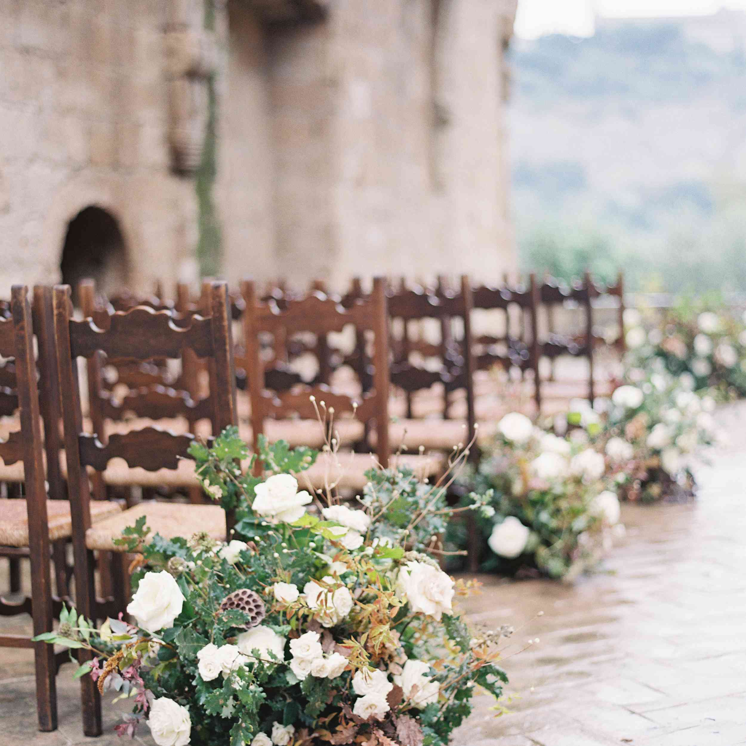 经典LA巴迪亚意大利婚礼，鲜花仪式