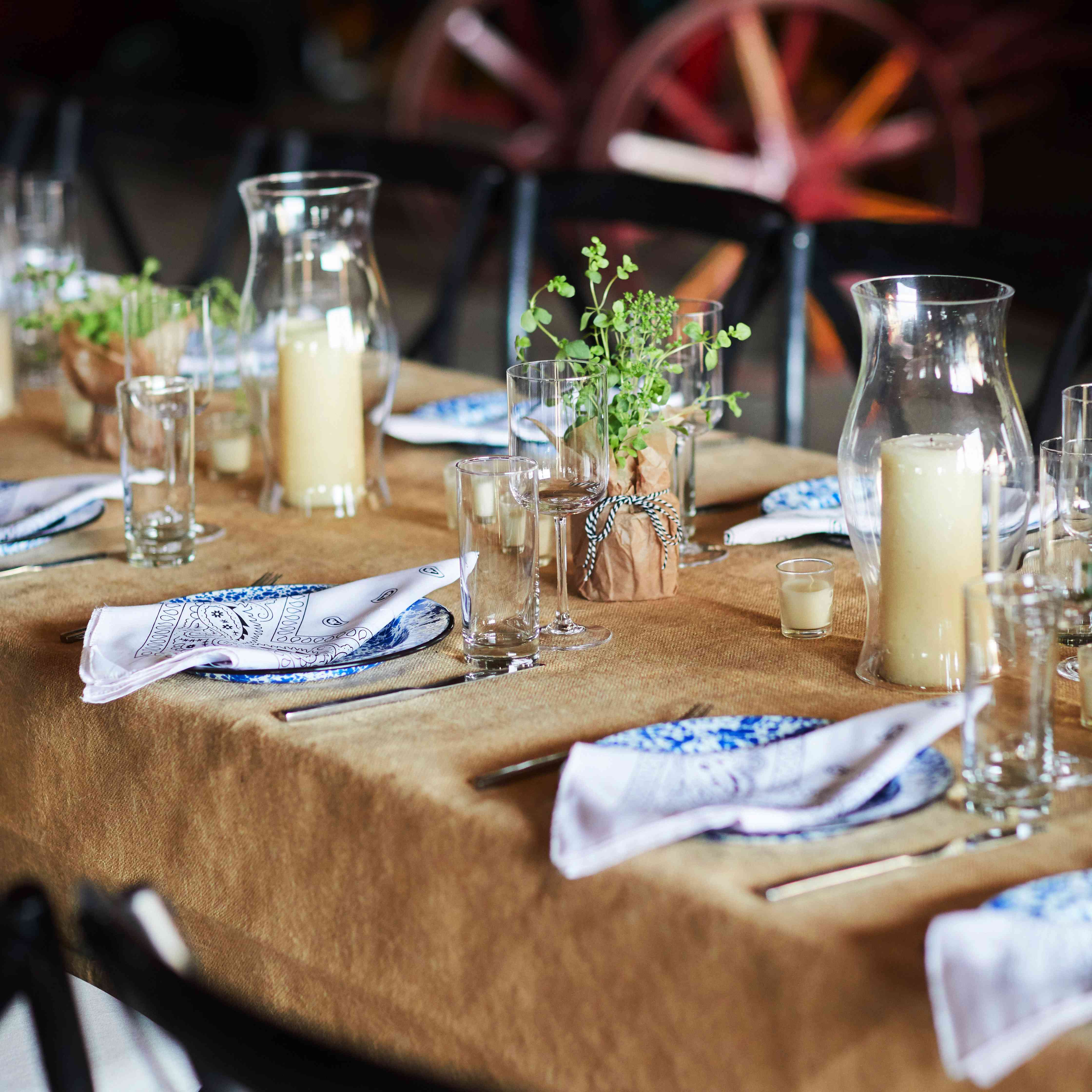 仿古，乡村tablescape