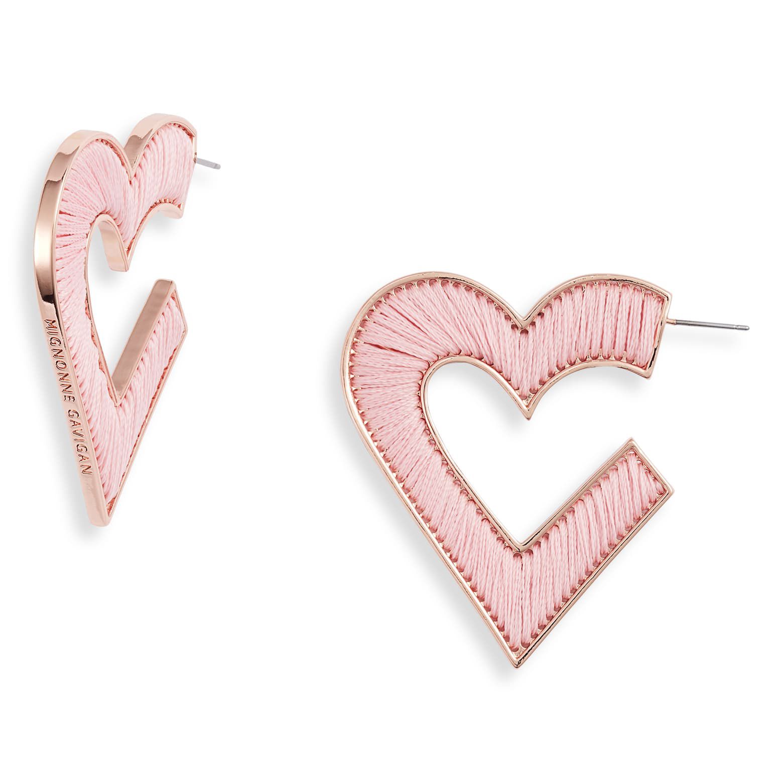 Mignonne Gavigan菲奥娜心形耳环