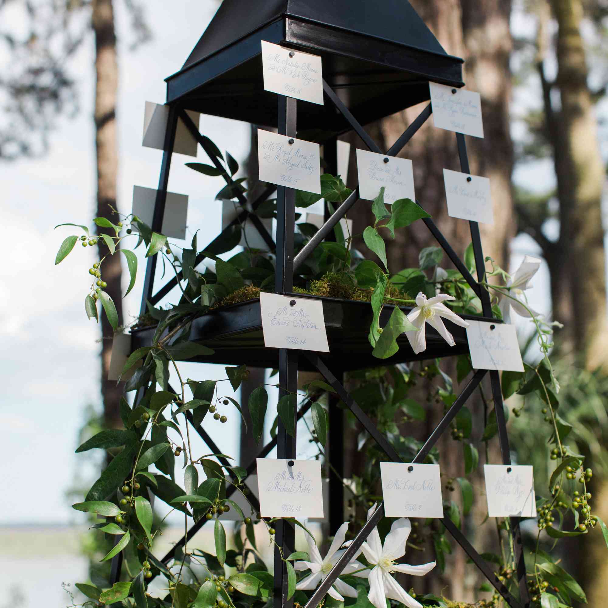 花架上的护送卡