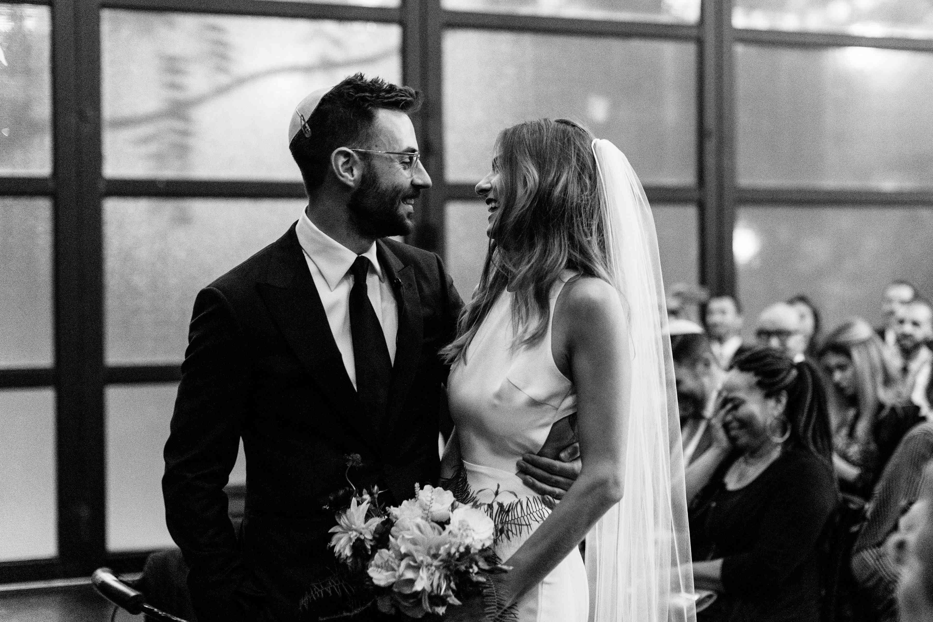 婚礼上的新娘和新郎