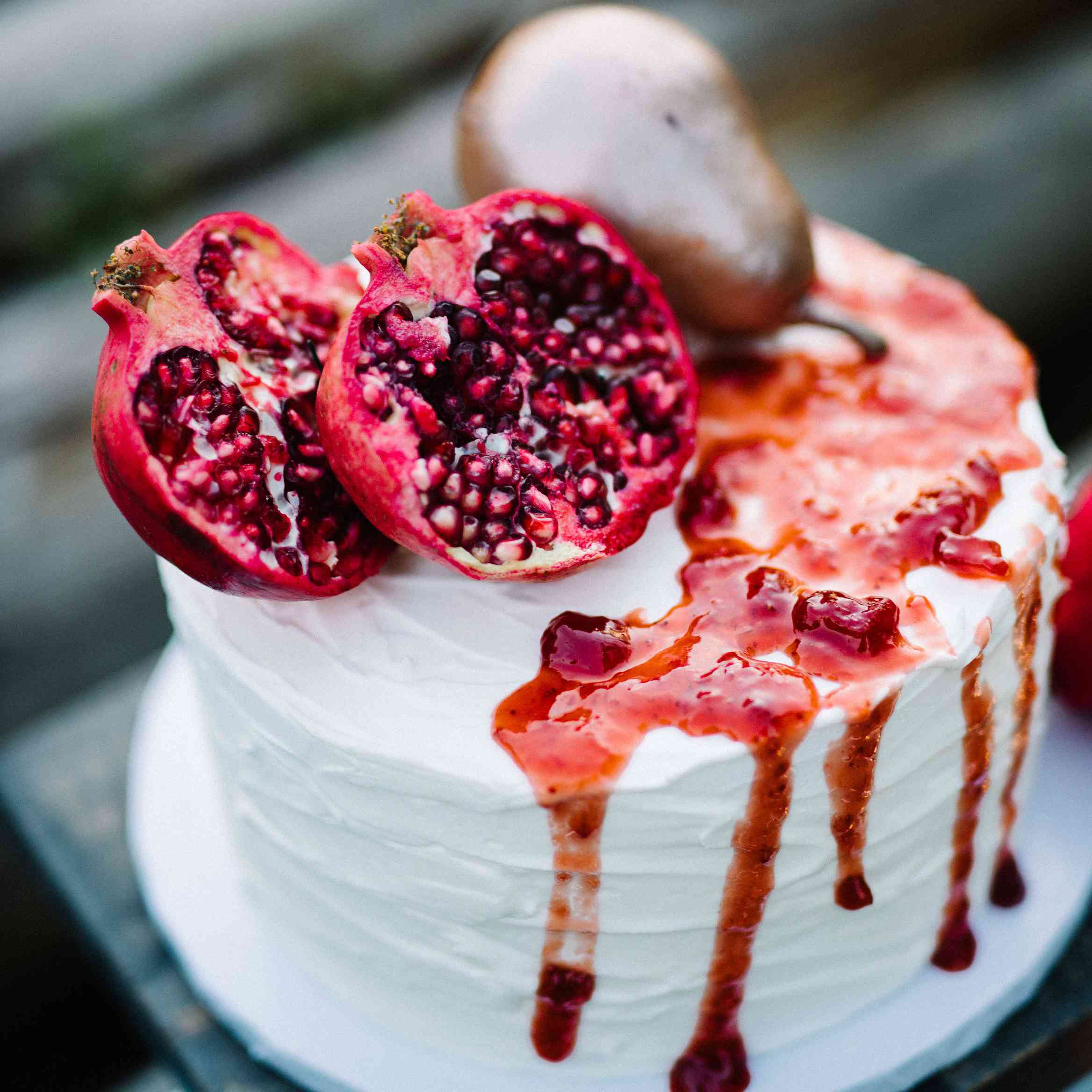 与石榴釉的婚宴喜饼