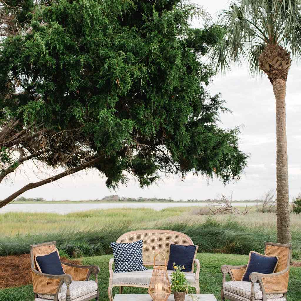 永恒的南方婚礼，户外彩排晚宴休息室