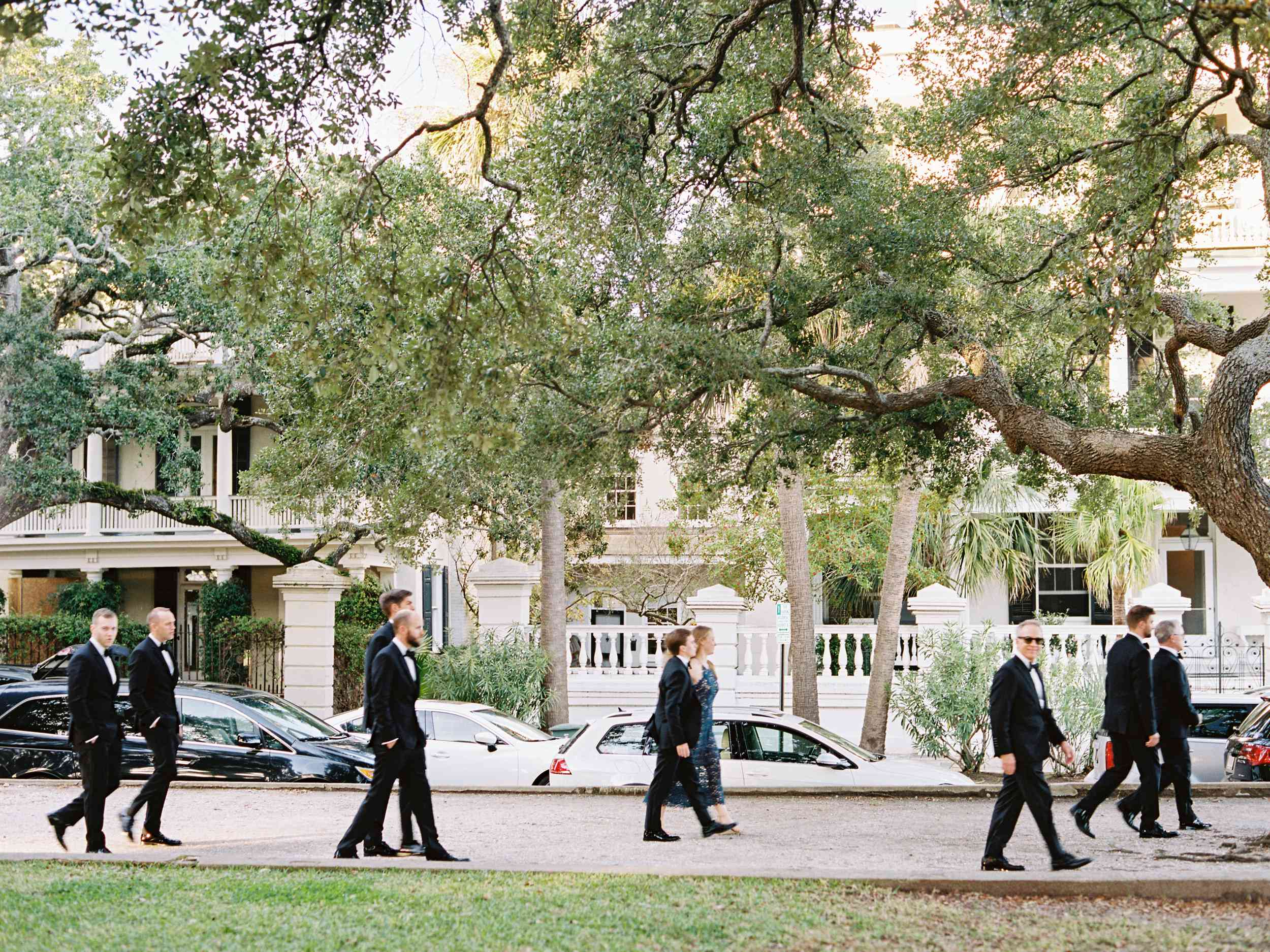 伴郎在查尔斯顿