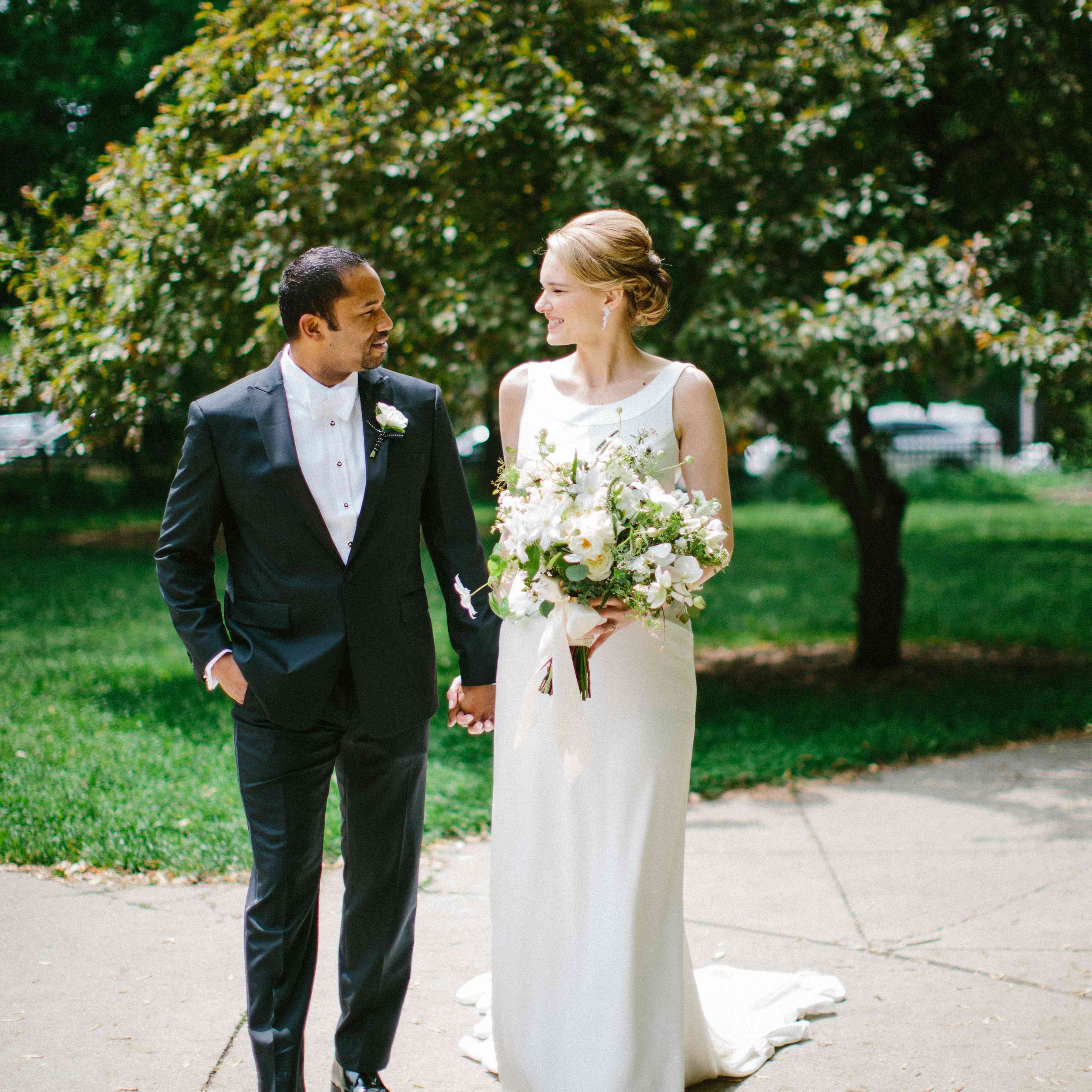 新娘和新郎肖像