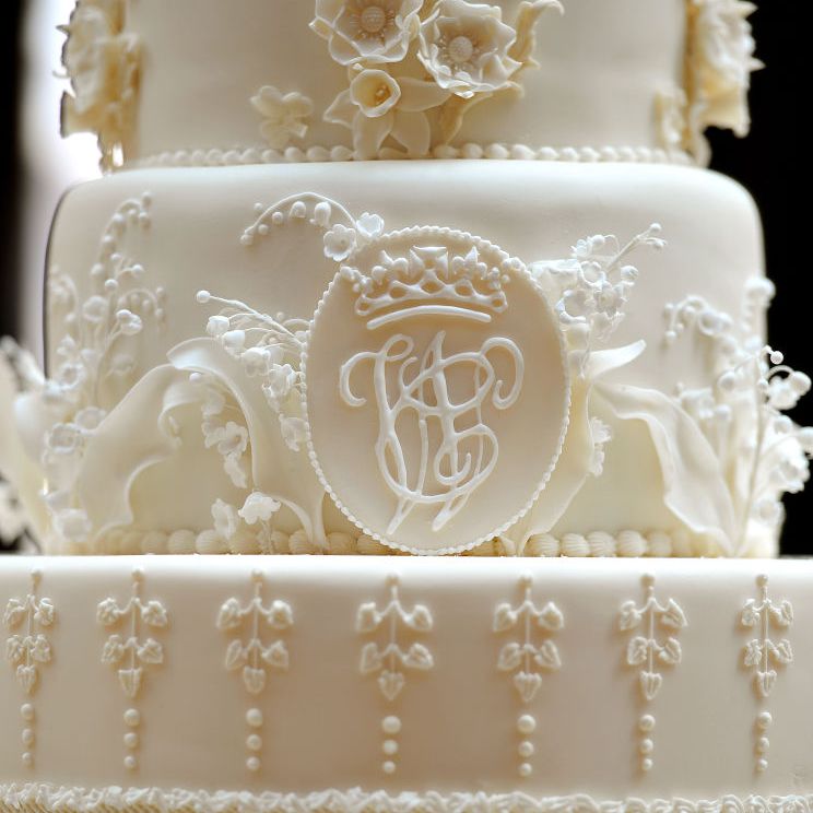 凯特米德尔顿和威廉王子的婚礼蛋糕细节