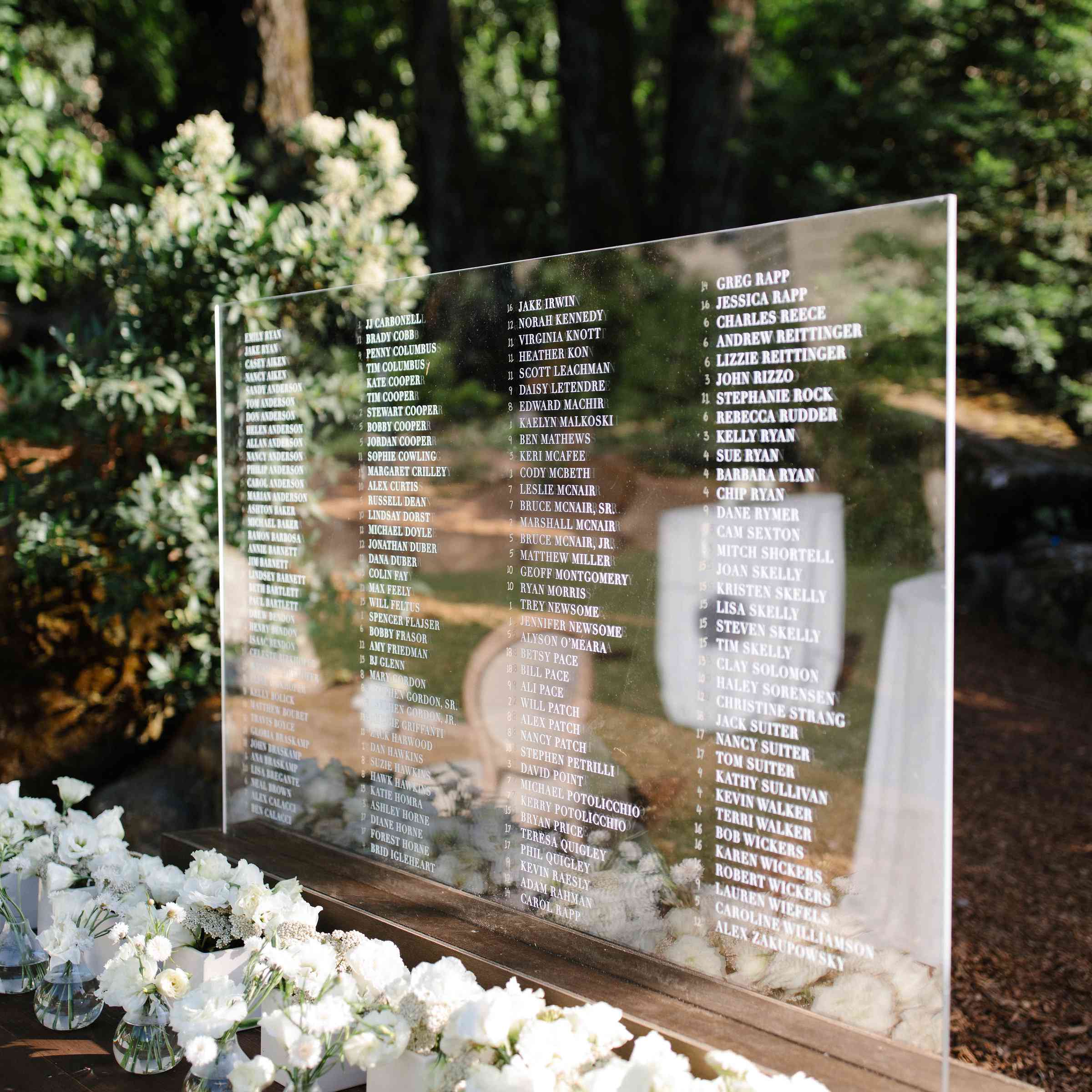 <p> Lucite座位图</ p>