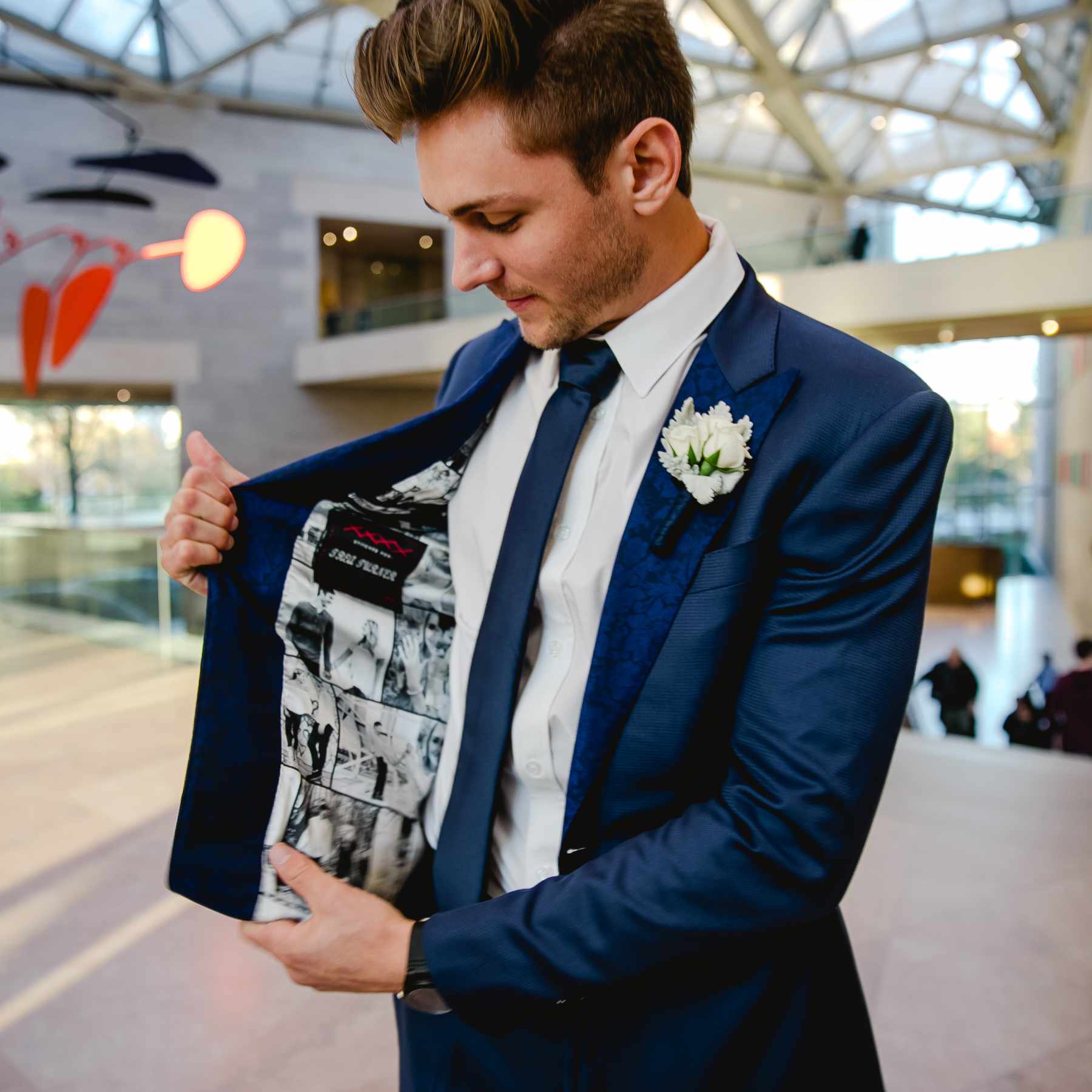 新郎开放式外套