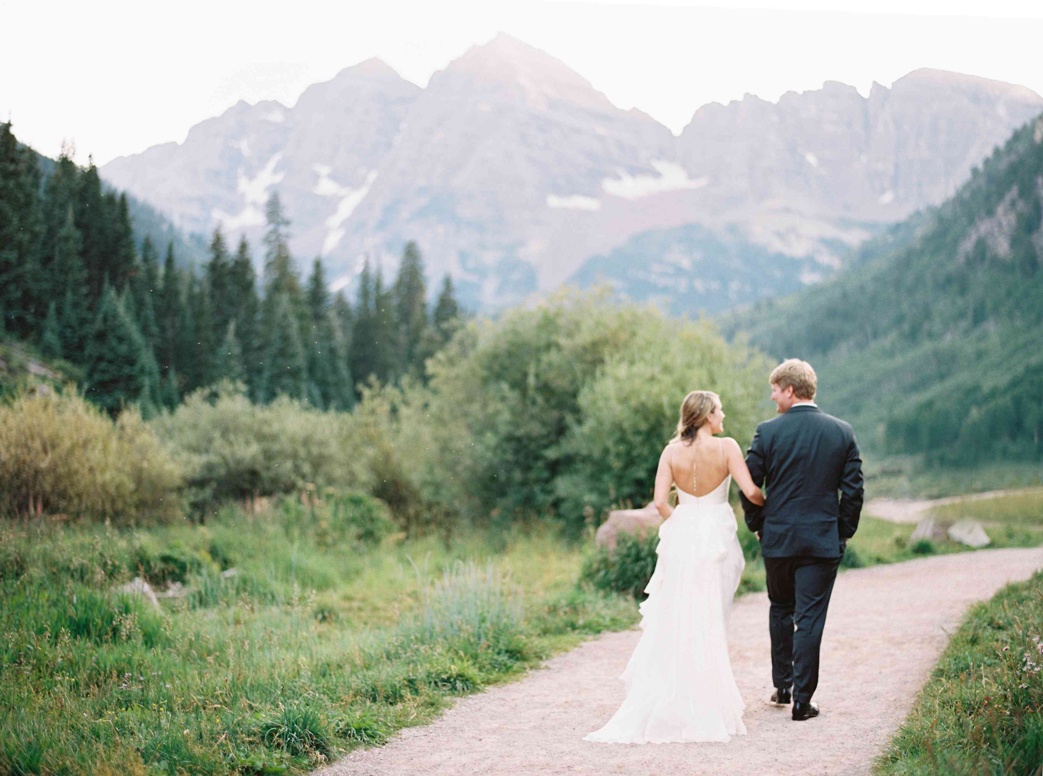 新娘和新郎的肖像