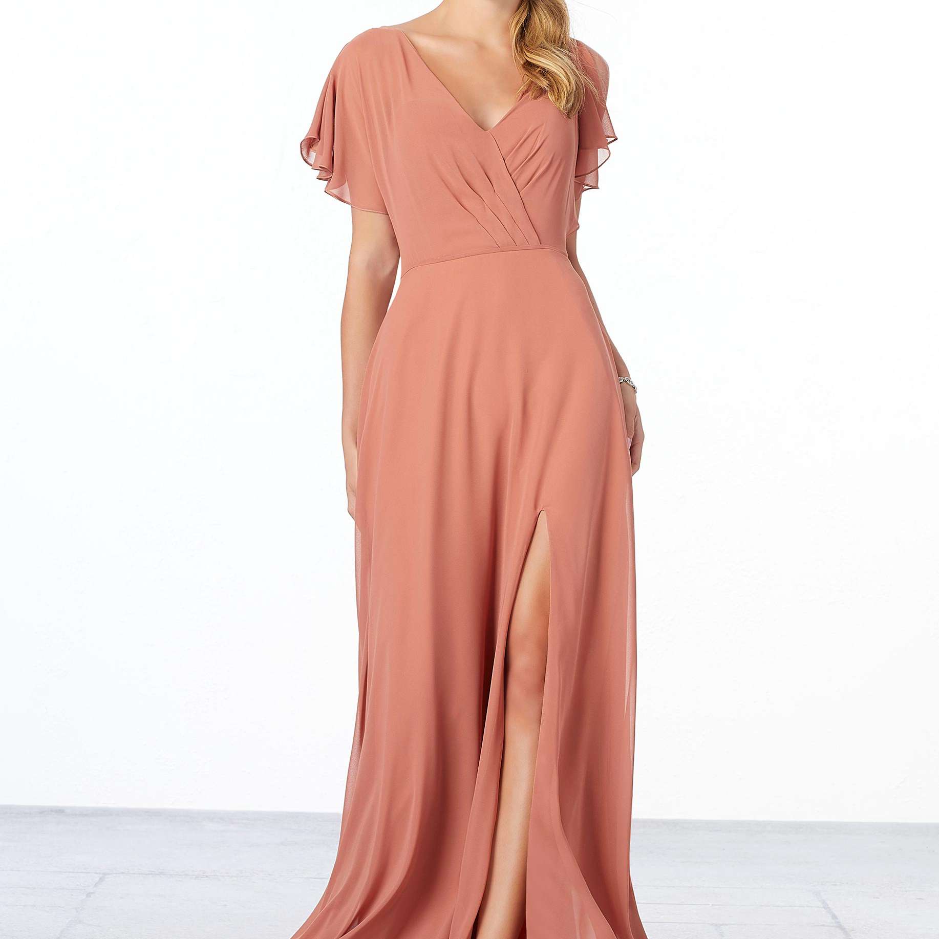 珊瑚套伴娘礼服