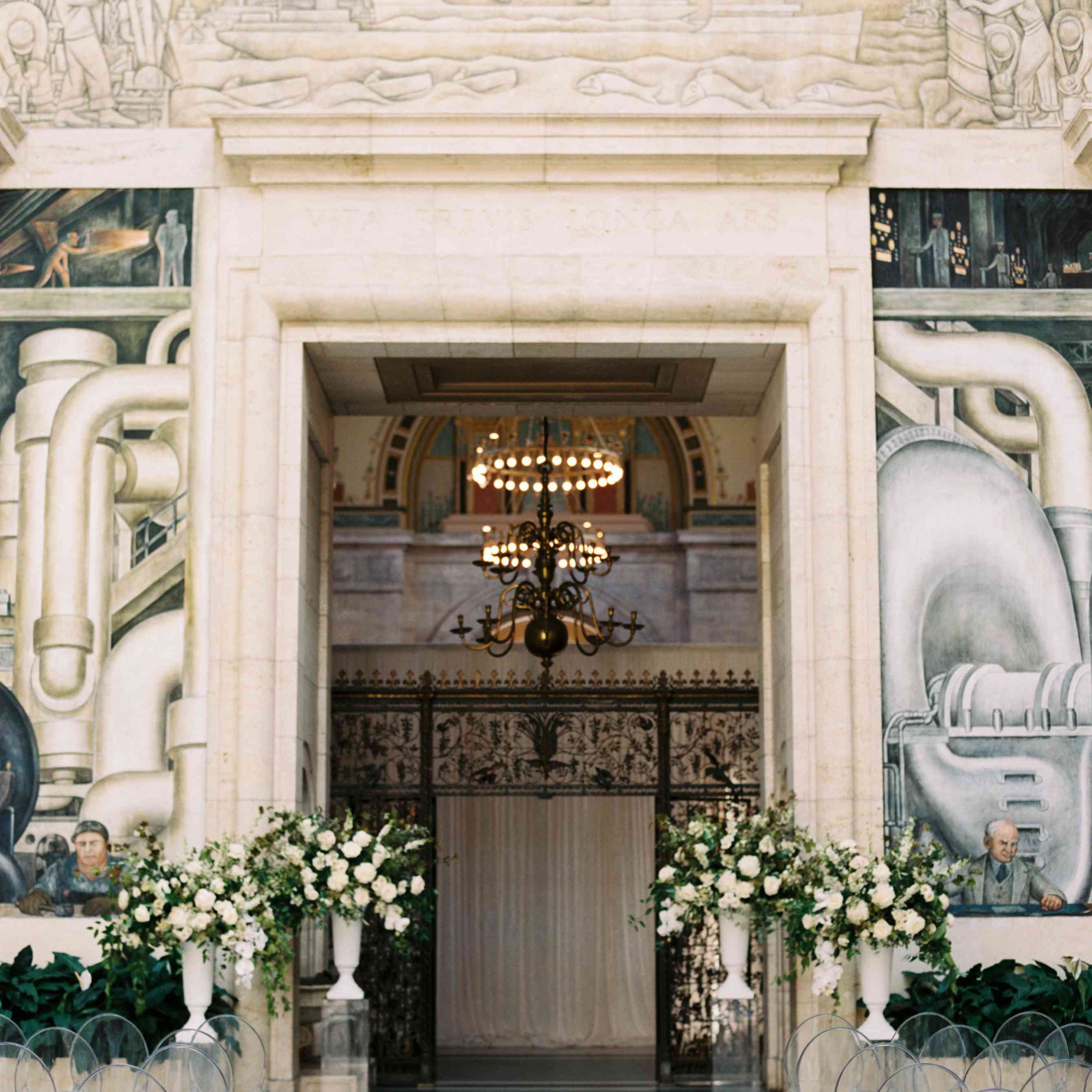 DIA's Rivera庭院的走廊