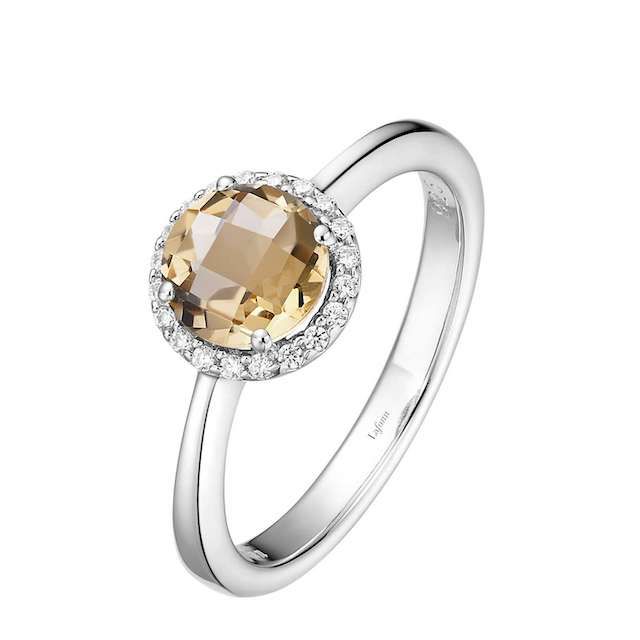 黄水晶的订婚戒指188bet官网88bet官网