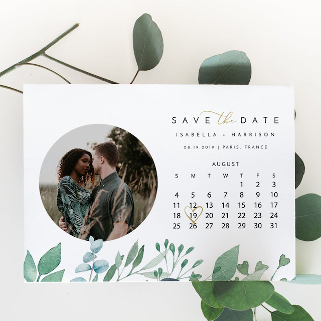 未度量的事件日历保存日期