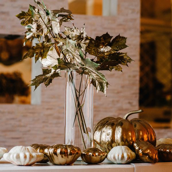 万圣节南瓜婚礼装饰