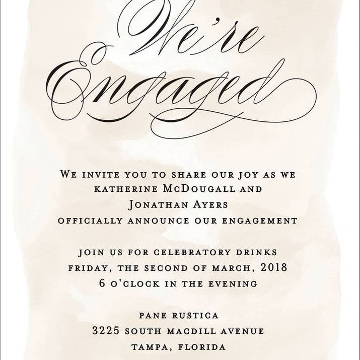 优雅的订婚派对邀188bet官网88bet官网请函