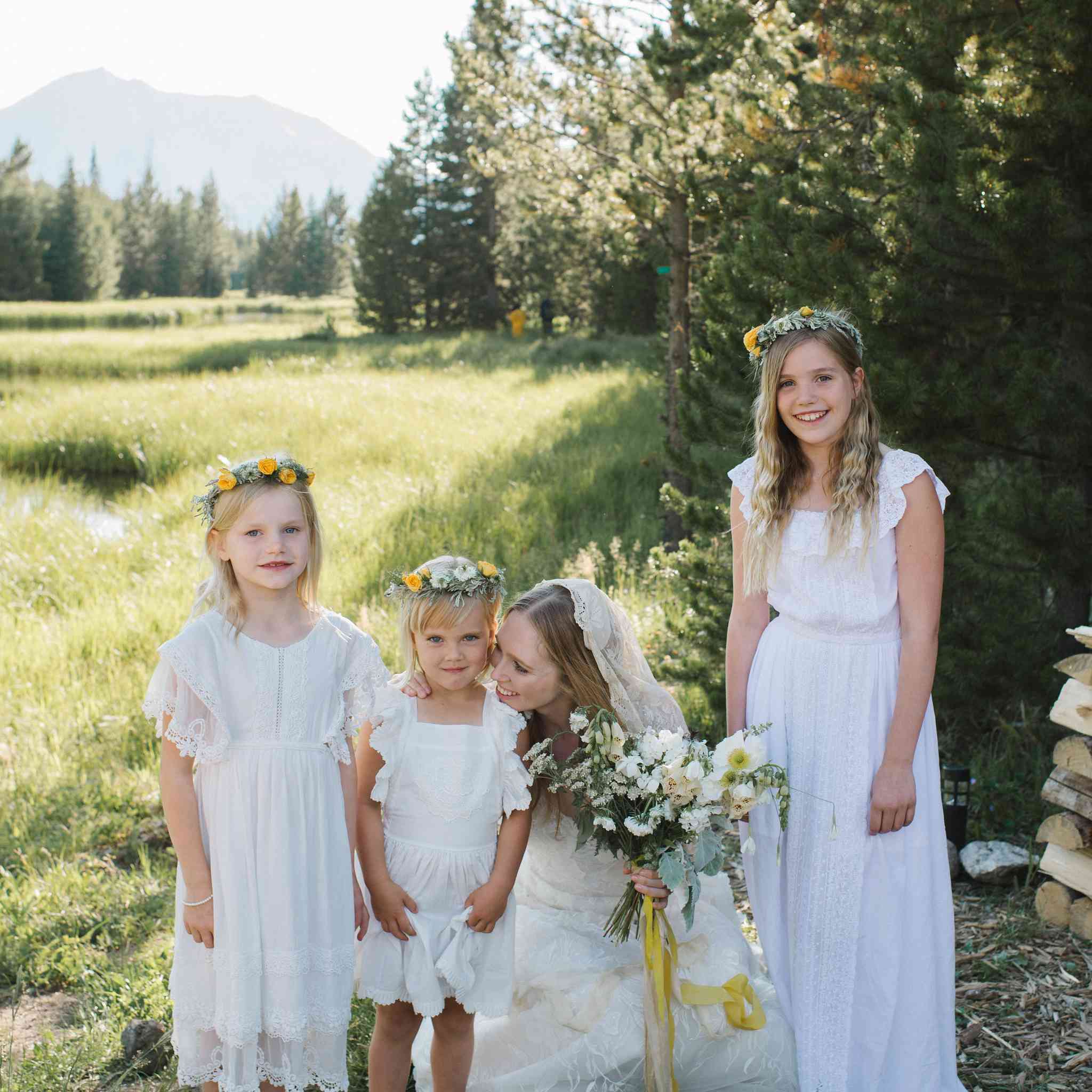 黄石婚礼，花的女孩