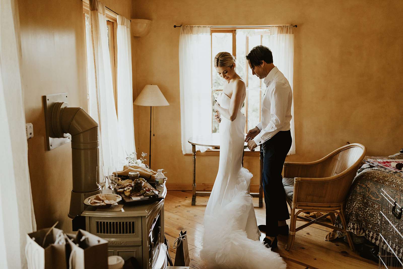 新娘和新郎准备好了