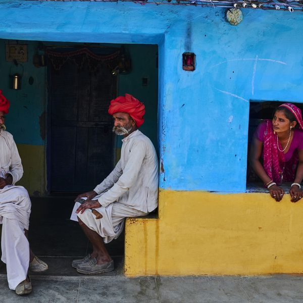 印度拉贾斯坦邦的一个村庄。”class=