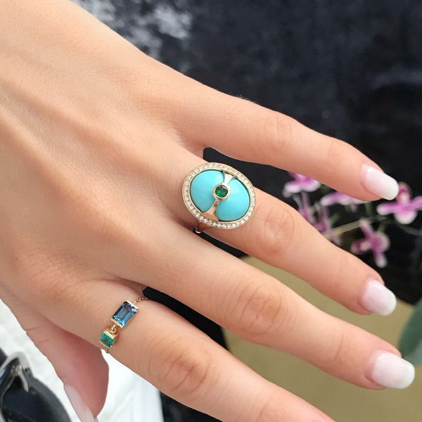 绿松石订婚戒指188bet官网88bet官网