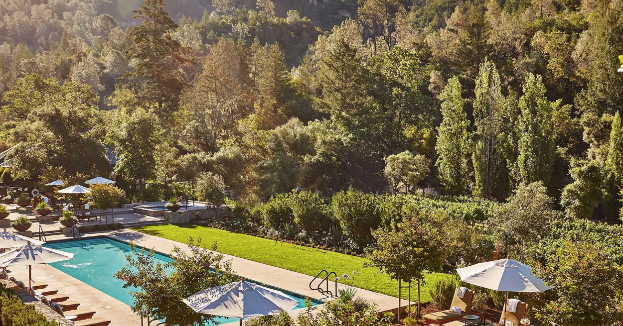 Calistoga的牧场卡利斯托加