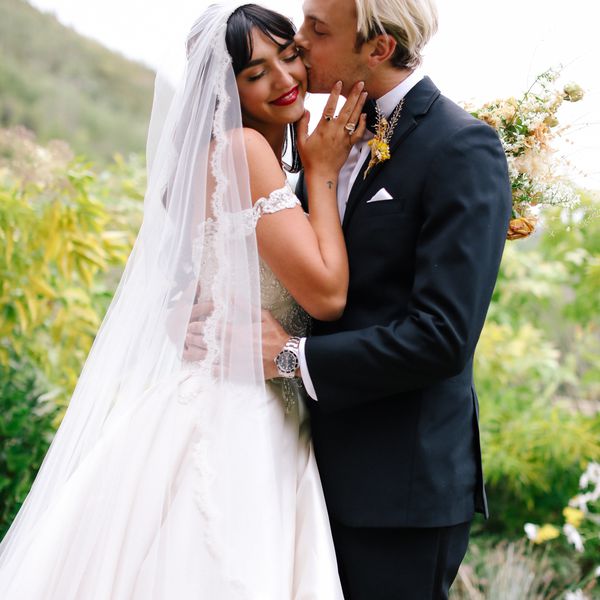 萨凡纳和赖克婚礼，新娘和新郎