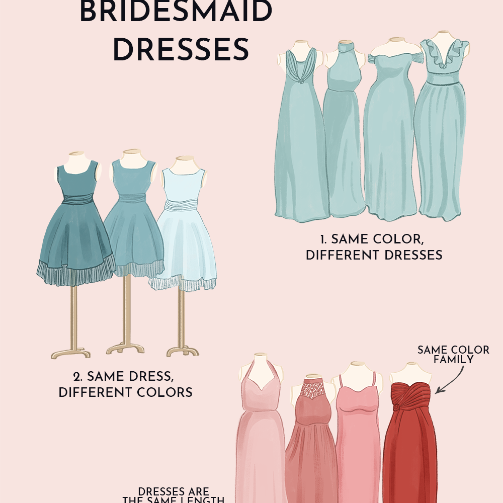 3种方式拉断不匹配的伴娘礼服