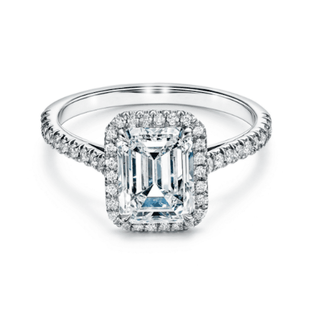 蒂芙尼Soleste®翡翠光环订婚戒指188bet官网88bet官网