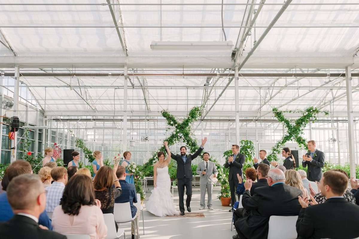 在金都市场大急流城在密歇根州的婚礼