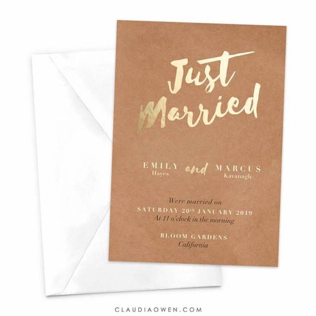 克劳迪娅·欧文刚刚结婚私奔公告