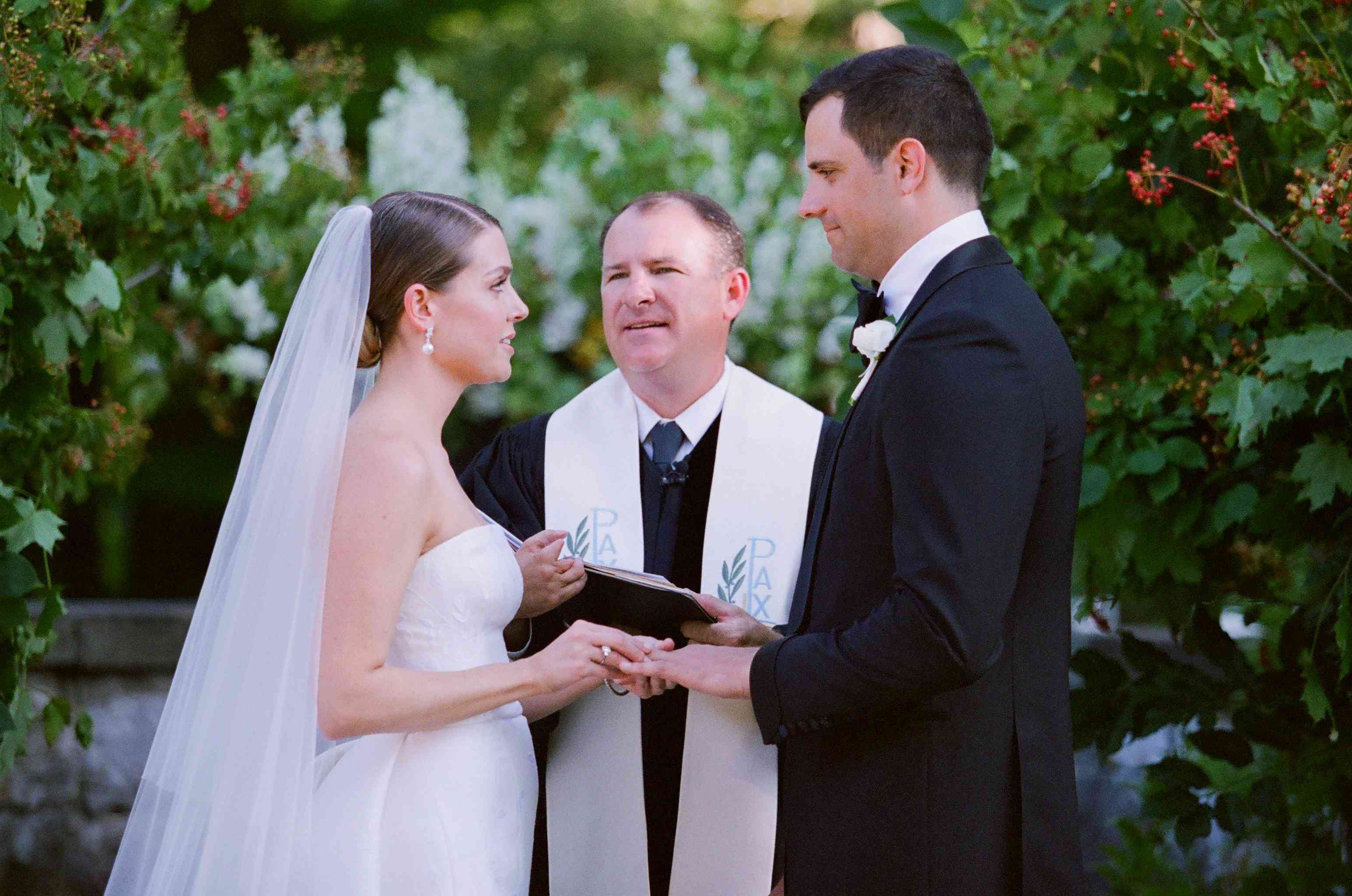 新娘和婚礼在新郎坛