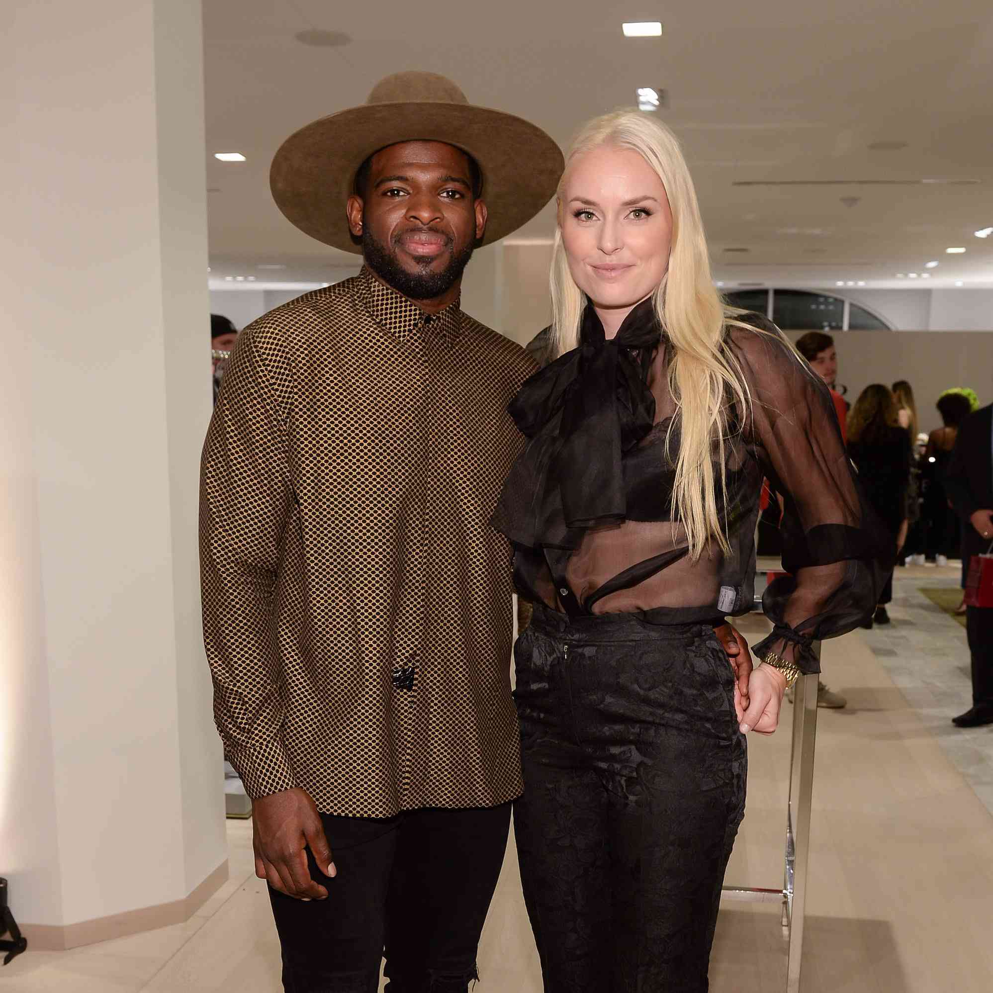 P.K.Subban和Lindsey Vonn