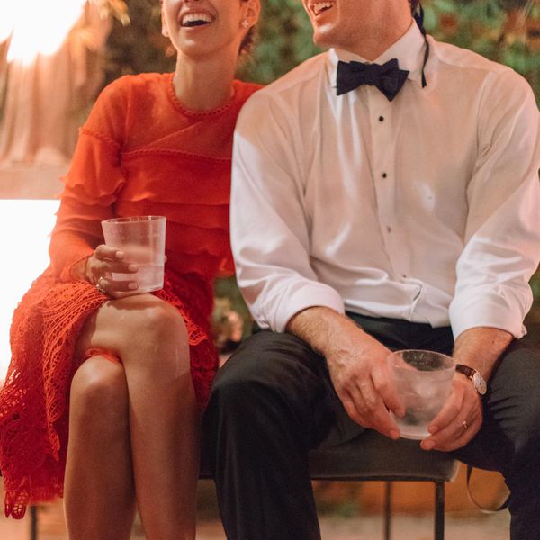 红色礼服接待婚鞋