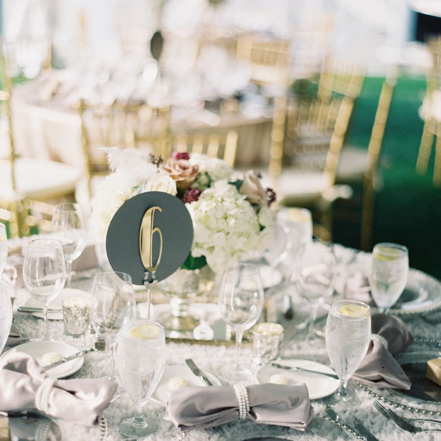 在婚宴圆角表格中的数字