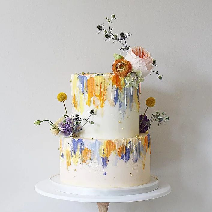 奶油淇淋涂蛋糕