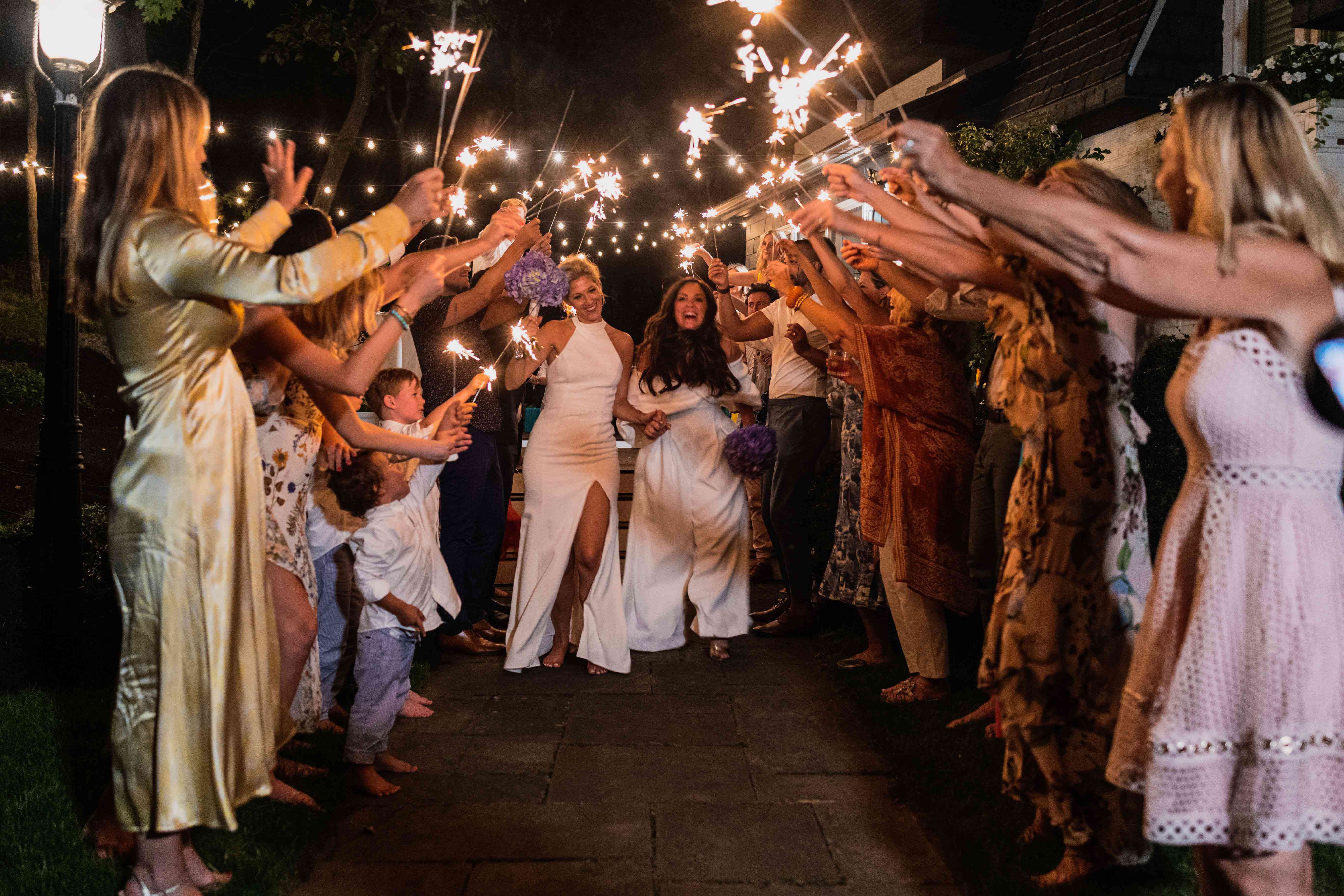 新娘在罗马焰火筒