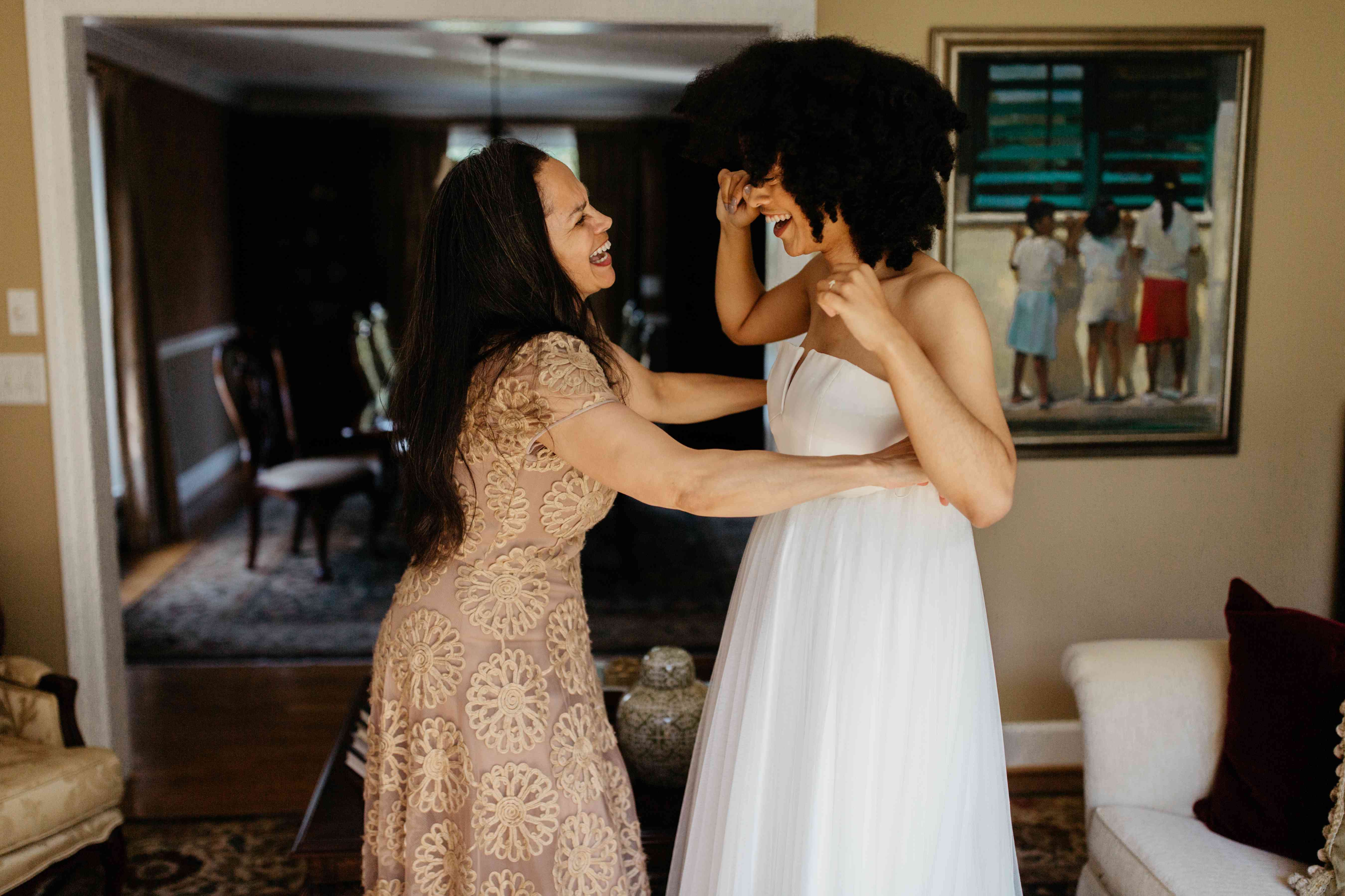 新娘和新娘的母亲