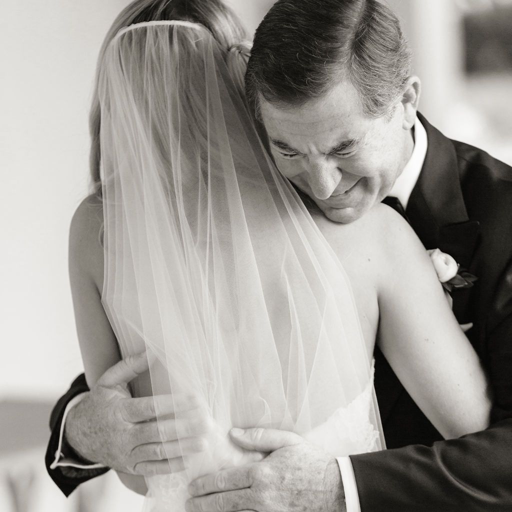 永恒的南方婚礼，拥抱父亲的新娘