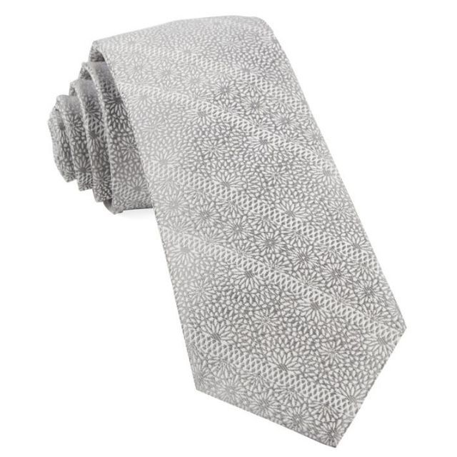 领带杆楔形蕾丝领带