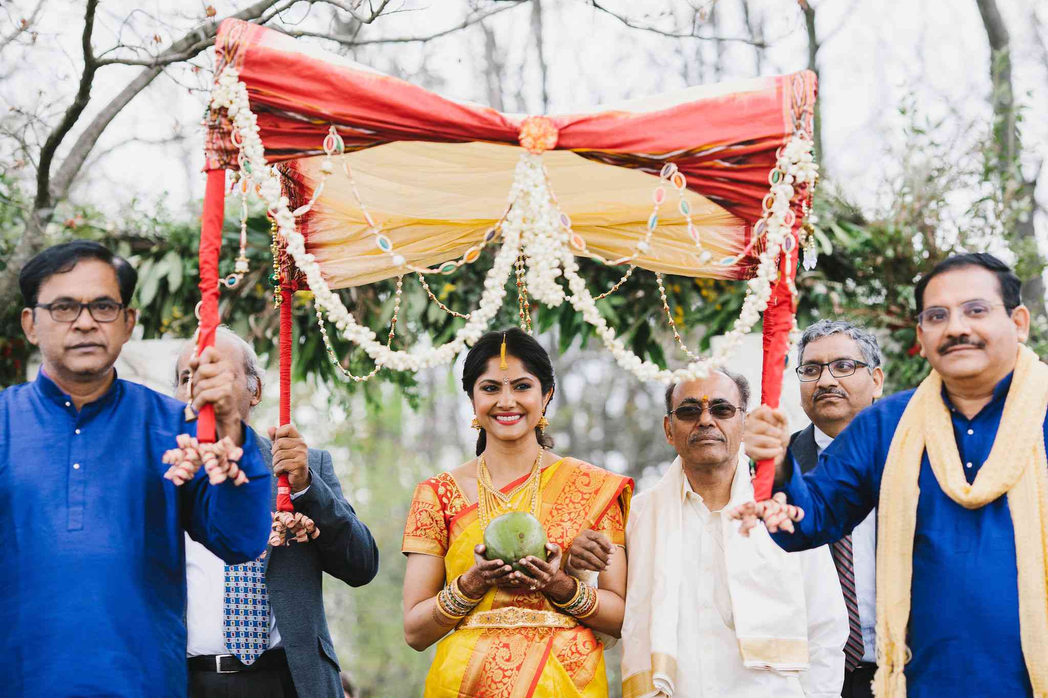 新娘到达仪式。