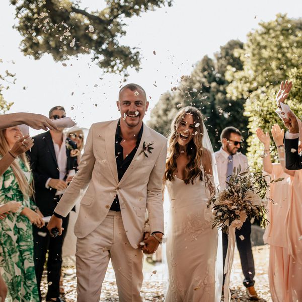 新娘和新郎在意大利