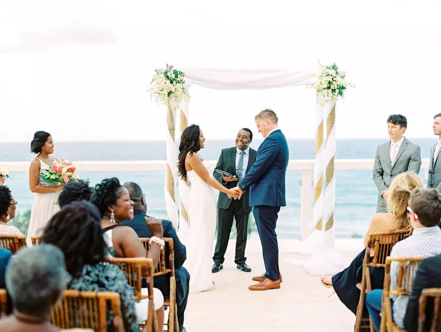 蒙特哥湾，牙买加的婚礼