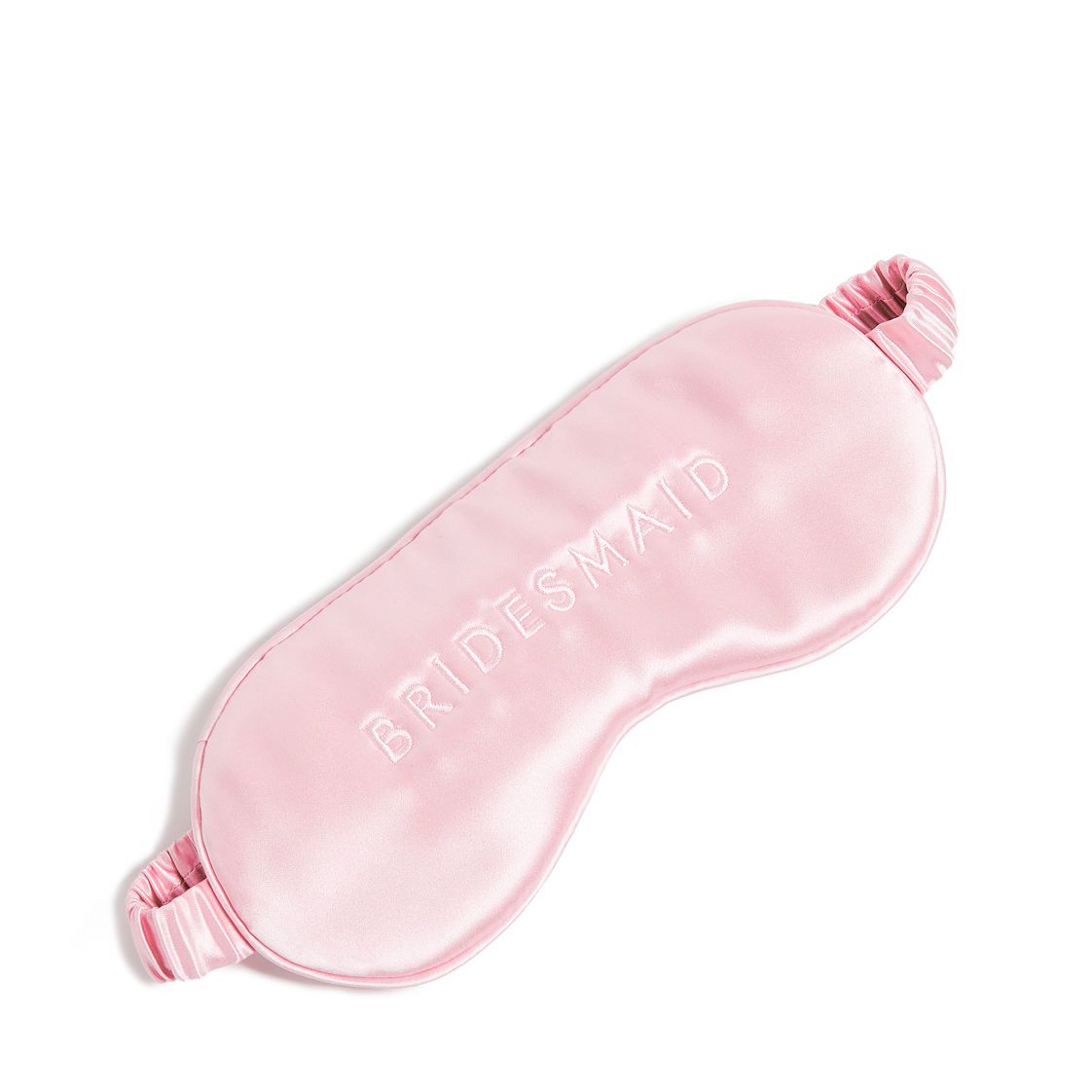 丝绸粉红色伴娘眼膜