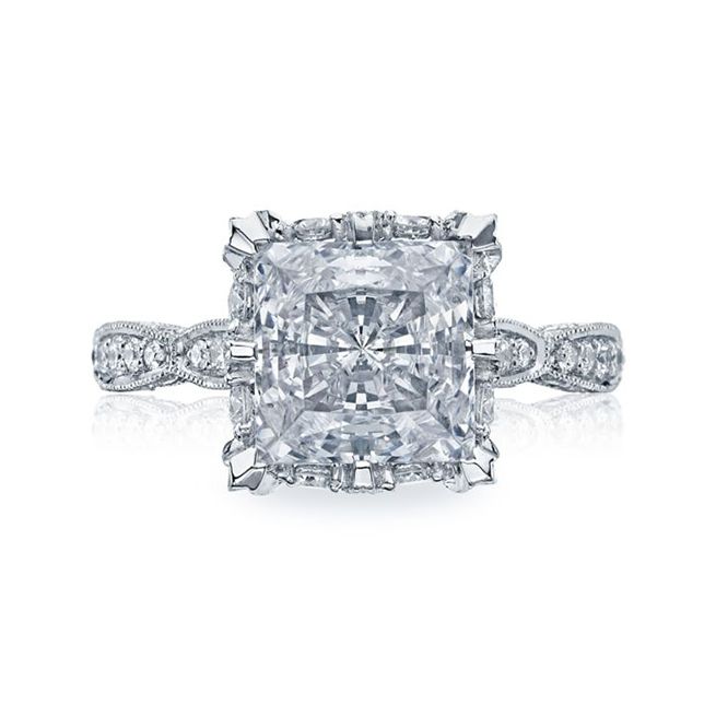 的Tacori公主方形戒指