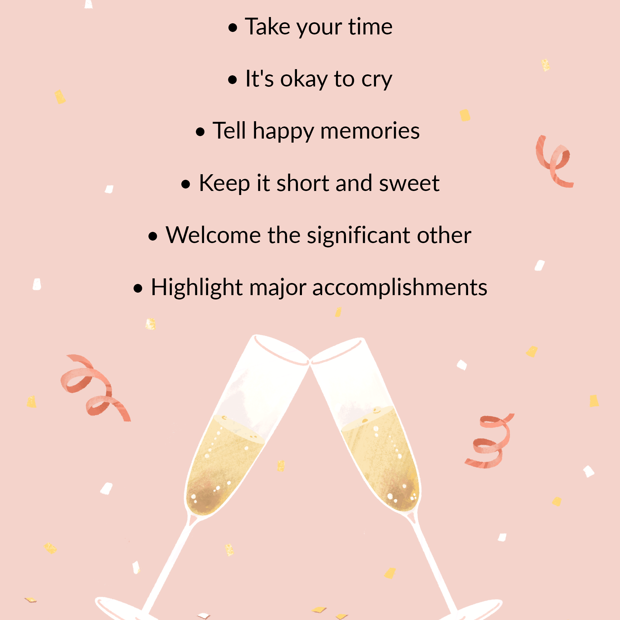 新娘之母祝酒小贴士