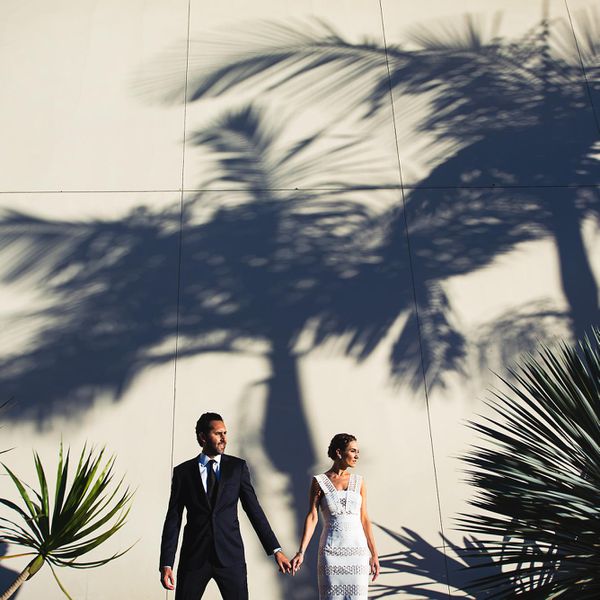 新娘和新郎在Hinkoi和鸟